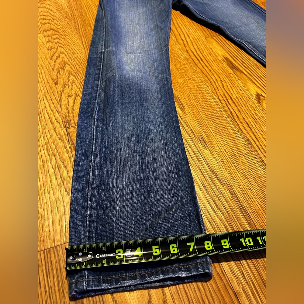 Levi’s 514 Slim Straight Jeans Men’s W 28” 32” Inseam Medium Wash Blue Denim Y2K - Picture 6 of 13